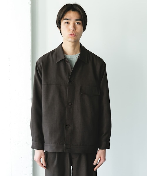 URBAN RESEARCH DOORS（アーバンリサーチドアーズ）の「セオアルファトラッカージャケット（テーラードジャケット・メンズ・BROWN/NAVY・M/L）」の12枚目の写真