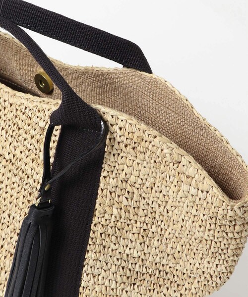 URBAN RESEARCH Sonny Label（アーバンリサーチサニーレーベル）の「VIOLAd’ORO　SANDRO V-8087（かごバッグ・レディース・nat×blk/nat×gold/br×gold・one）」の7枚目の写真