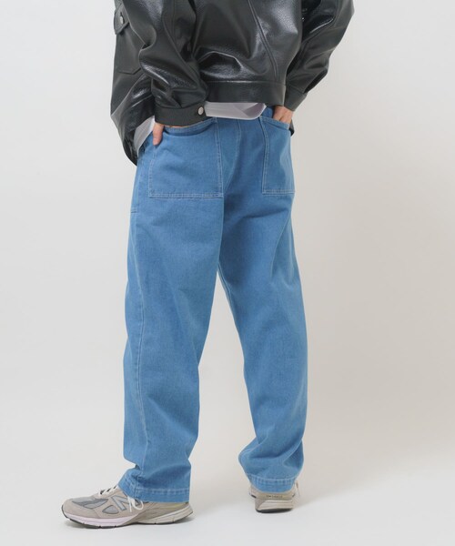 ITEMS URBANRESEARCH（アイテムズ アーバンリサーチ）の「デニム ベイカーパンツ（デニムパンツ・メンズ・BLK/NVY/BLU・M/L）」の19枚目の写真