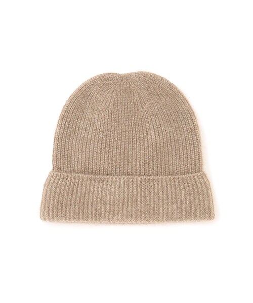 ADAM ET ROPE'(アダムエロペ)の「【AURALEE/オーラリー】BABY CASHMERE KNIT CAP(ニットキャップ/ビーニー・メンズ・ブラック/グレー/ブラウン/ネイビー/パープル/オレンジ・F)」の4枚目の写真