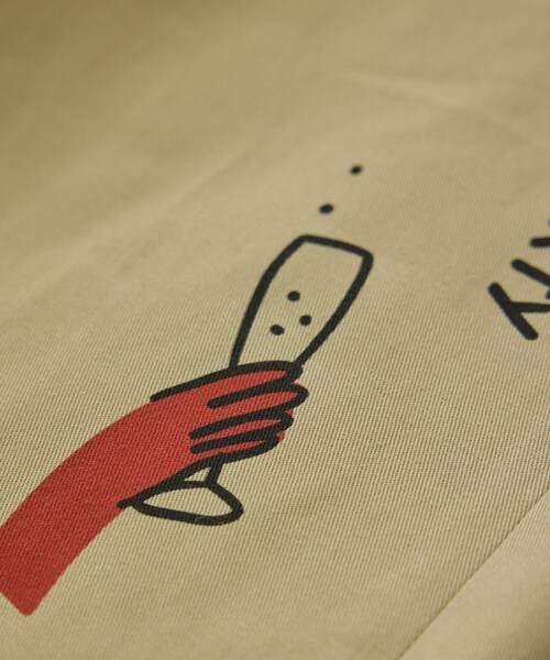 ADAM ET ROPE'(アダムエロペ)の「【Camille de Cussac by SALON】アートプリントトラウザーズパンツ / セットアップ対応(チノパンツ・レディース・ベージュ・M/S)」の20枚目の写真