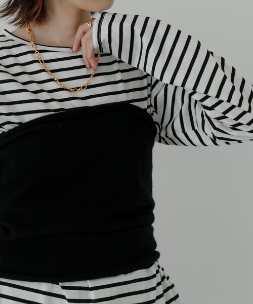 URBAN RESEARCH（アーバンリサーチ）の「ウールカシミヤニットビスチェ（その他トップス・レディース・BLACK/GRAY/KHAKI・FREE）」の5枚目の写真