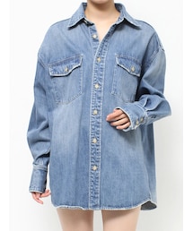 EVRIS | オーバーサイズデニムシャツジャケット(シャツ/ブラウス)