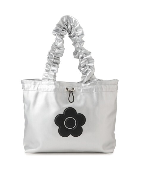 VIS(ビス)の「【WEB限定】【MARY QUANT×VIS】フリルハンドルトートバッグ/A4対応(トートバッグ・レディース・ブラック/シルバー・F)」の12枚目の写真