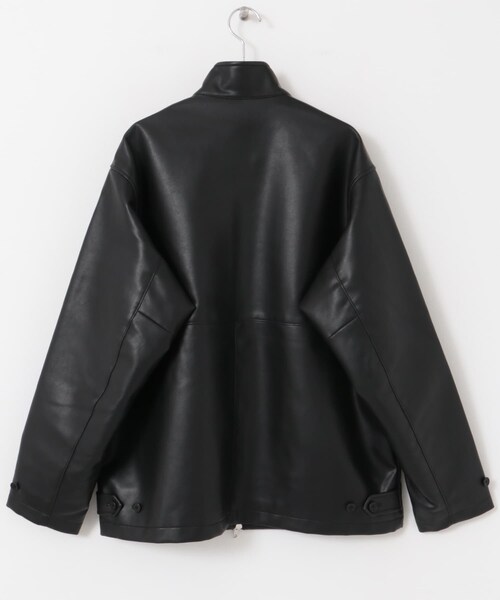 URBAN RESEARCH DOORS(アーバンリサーチドアーズ)の「FL ハリントンジャケット(ライダースジャケット・メンズ・BLACK・M/L)」の20枚目の写真