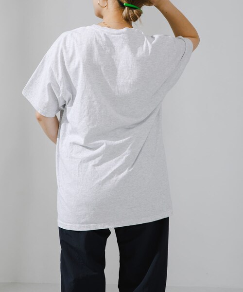 URBAN RESEARCH(アーバンリサーチ)の「SUPERMARKET SMアップルTシャツ(Tシャツ/カットソー・メンズ・WHITE/ASH/BLACK/CHARCOAL・L/XL)」の21枚目の写真