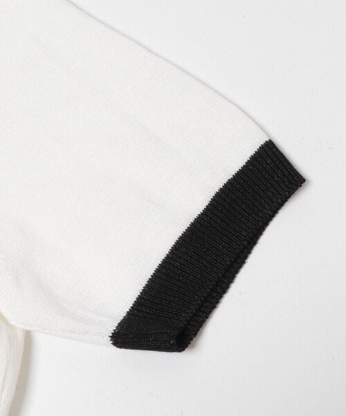 URBAN RESEARCH（アーバンリサーチ）の「PURLAM　WASHI M-G TENJIKU CREW-NECK SHORT-SLEEVE（ニット/セーター・メンズ・WHITE/BLACK/GREEN/B.PURPLE/WHITE×BK/BK×WHITE・2/3）」の12枚目の写真