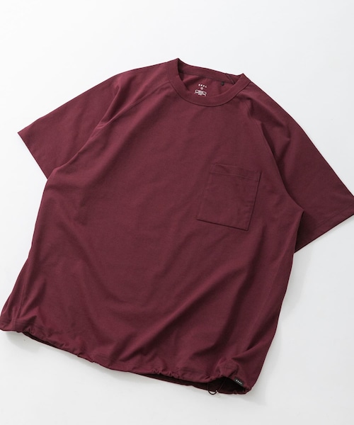 EKAL（エカル）の「『吸水速乾/UVカット』DRY OUT BALLOON FIT T-SHIRTS（Tシャツ/カットソー・メンズ・ブラック/ホワイト/ネイビー/グラファイト/ブラウンカーキ/ダークプラム・M/L）」の6枚目の写真