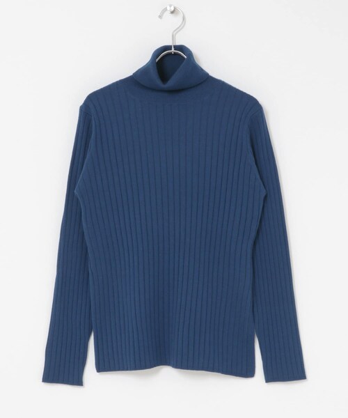 URBAN RESEARCH ROSSO（アーバンリサーチロッソ）の「エクストラファインリブタートルニット（ニット/セーター・レディース・OFF/ROYAL BLUE/OLIVE・Free）」の20枚目の写真