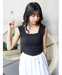 MURUA | フレンチスリーブインナータンク(タンクトップ)