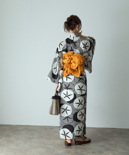 SENSE OF PLACE by URBAN RESEARCH（センスオブプレイスバイアーバンリサーチ）の「浴衣3点セットワンピ(変織紅梅)（その他・レディース・葡萄/朝顔A/朝顔B/向日葵・one/One）」の14枚目の写真
