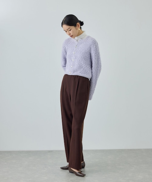 ROPE'（ロペ）の「【COOHEM(コーヘン)】 COTTON FANCY YARN KNIT CARDIGAN（カーディガン/ボレロ・レディース・キナリ/ベージュ系/ラベンダー系・F）」の20枚目の写真