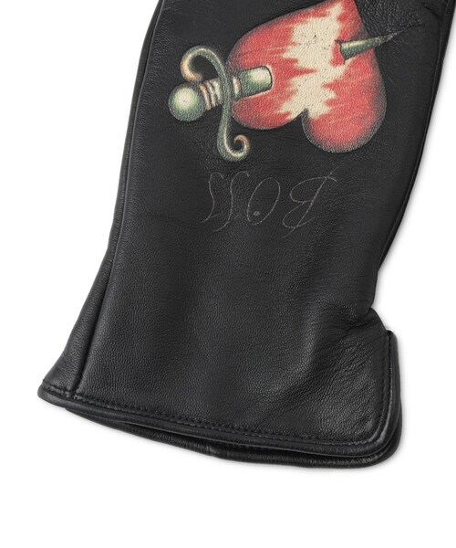 ADAM ET ROPE'（アダムエロペ）の「【DAIRIKU/ダイリク】Mitchum Leather Glove（手袋・メンズ・ブラック・M）」の9枚目の写真