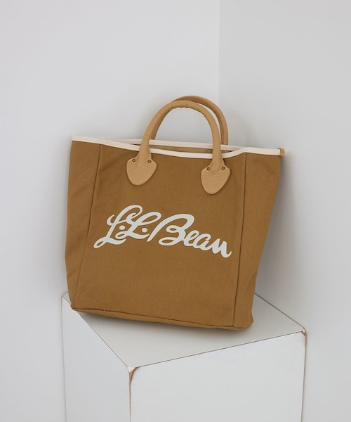 ADAM ET ROPE'(アダムエロペ)の「【J'aDoRe・店舗限定】【L.L.Bean for SALON(エル・エル・ビーン)】別注スクエアトートバッグ(トートバッグ・レディース・キナリ/ベージュ系・F)」の21枚目の写真