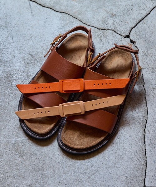 ADAM ET ROPE'（アダムエロペ）の「【HenderScheme/エンダースキーマ】chameleon slide（サンダル・メンズ・ブラック/ダークブラウン・L/M/S）」の8枚目の写真