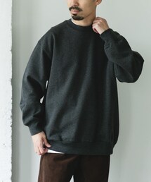 裏起毛クルーネックスウェット