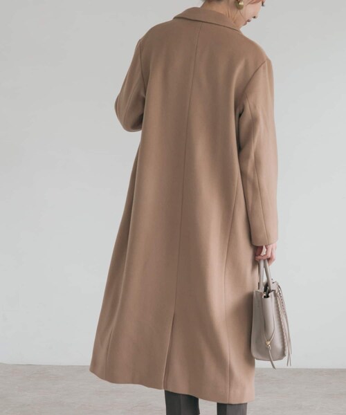 URBAN RESEARCH ROSSO（アーバンリサーチロッソ）の「セミダブルロングチェスターコート（チェスターコート・レディース・CAMEL/L/GRAY/BLUE・36/38）」の19枚目の写真