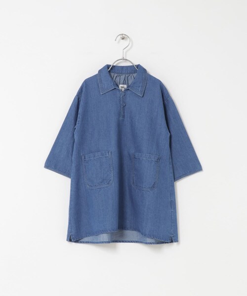 URBAN RESEARCH DOORS（アーバンリサーチドアーズ）の「デニムミニワンピース(KIDS)（ワンピース・キッズ・INDIGO/ONE WASH・105/120/135）」の11枚目の写真