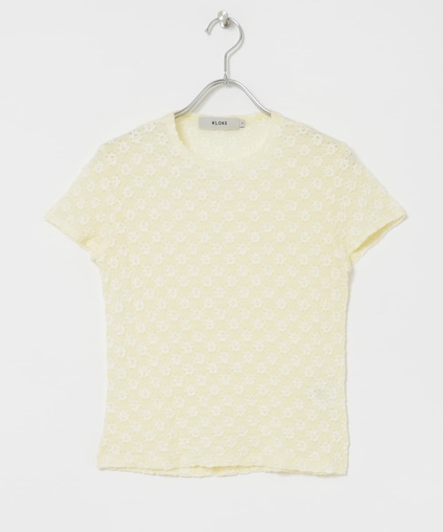 URBAN RESEARCH（アーバンリサーチ）の「KLOKE　Ruse Top（Tシャツ/カットソー・レディース・Cream/Lilac・S）」の3枚目の写真