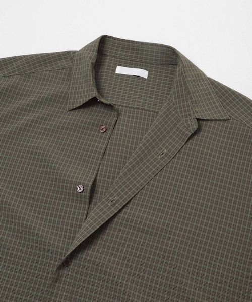 SENSE OF PLACE by URBAN RESEARCH（センスオブプレイスバイアーバンリサーチ）の「マイクロチェックエクストラルーズショートスリーブシャツ（シャツ/ブラウス・メンズ・BLACK/BROWN/GREEN/NAVY/WHITE・M/L）」の17枚目の写真