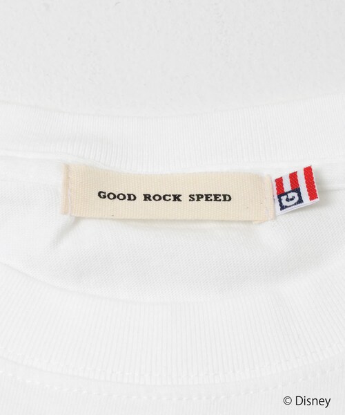 KBF（ケイビーエフ）の「GOOD ROCK SPEED/MICKEY/T-SHIRTS（Tシャツ/カットソー・レディース・WHITE・Free）」の7枚目の写真