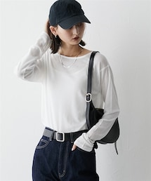 nissen | スラブシアートップス(Tシャツ/カットソー)