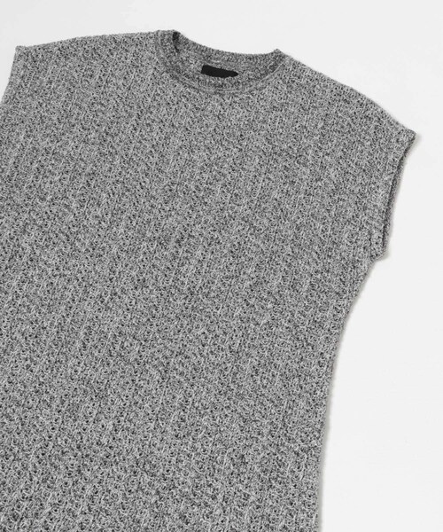 THE GOODLAND MARKET（ザグッドランドマーケット）の「米富繊維　SHADOW STRIPE KNIT ONE-PIECE（ワンピース・レディース・64BLACK/01MONO・FREE）」の12枚目の写真