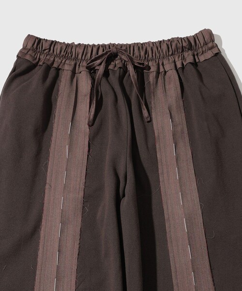 ADAM ET ROPE'（アダムエロペ）の「【SONIA CARRASCO/ソニア・カラスコ】TAILORED JERSEY TROUSERS（その他パンツ・メンズ・ダークブラウン・M/S）」の4枚目の写真