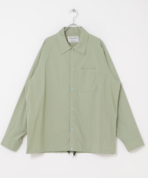 EKAL（エカル）の「mountain research　Coach shirts（シャツ/ブラウス・メンズ・Orange/Sax/Sage・M/L/XL）」の8枚目の写真