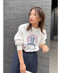 Ungrid | ビッグシルエットロゴロングスリーブTee(Tシャツ/カットソー)