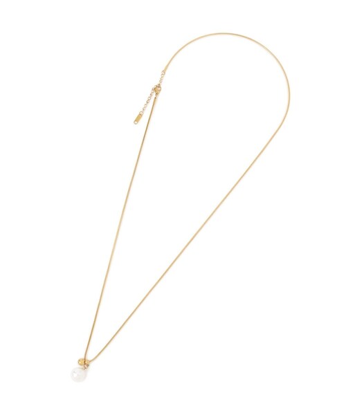 ROPE' PICNIC(ロペピクニック)の「ステンレスビッグパールスライドY字ネックレス(ネックレス・レディース・ゴールド/シルバー・F)」の11枚目の写真