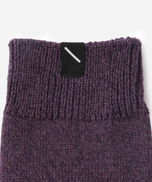 Saturdays NYC(サタデーズ ニューヨークシティ )の「MIX COLOR SOCK(ソックス/靴下・レディース・チャコール/パープル/オレンジ・F)」の13枚目の写真