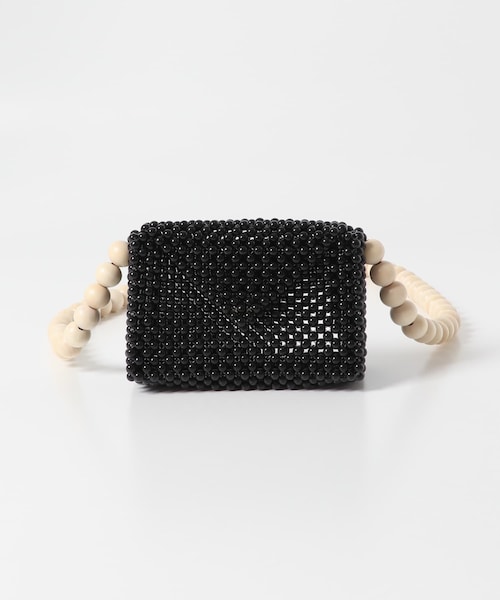 URBAN RESEARCH DOORS(アーバンリサーチドアーズ)の「TOOS wood ball shoulderbag(ショルダーバッグ・レディース・black・one)」の1枚目の写真