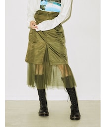 jouetie | チュールドッキングスリットスカート(スカート)