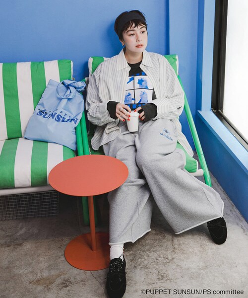 SENSE OF PLACE by URBAN RESEARCH(センスオブプレイスバイアーバンリサーチ)の「『別注』SUNSUN×SENSE OF PLACE トートバッグ(トートバッグ・レディース・GRAY/BLUE/PINK・One)」の19枚目の写真