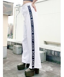 ROXY | GYDA×ROXY フロントレースアップスウェットワイドパンツ(スウェットパンツ)