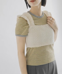 THE GOODLAND MARKET | cwtch　MULTI BODER TEE(Tシャツ/カットソー)