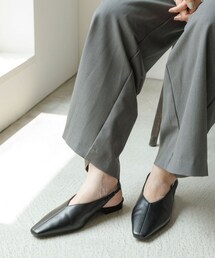 URBAN RESEARCH Sonny Label | バックストラップスクエアパンプス(パンプス)