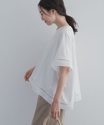URBAN RESEARCH DOORS | ハシゴレースドッキングプルオーバー(Tシャツ/カットソー)