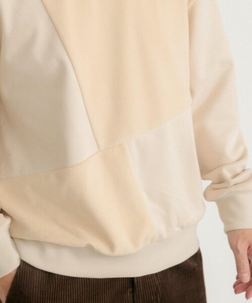 ITEMS URBANRESEARCH（アイテムズ アーバンリサーチ）の「『静電気防止』裏フリースフェイクスウェード クレイジープルオーバー（その他トップス・メンズ・GRN/BLU/IVO/BLK・M/L）」の9枚目の写真