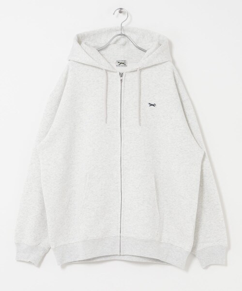 URBAN RESEARCH DOORS（アーバンリサーチドアーズ）の「『別注』PENNEYS×DOORS　THE FOX フルジップパーカー（パーカー・メンズ・ASH GRAY/NAVY・M/L）」の4枚目の写真