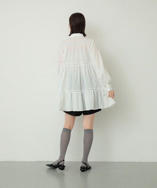 SENSE OF PLACE by URBAN RESEARCH(センスオブプレイスバイアーバンリサーチ)の「ハイソックス(その他・レディース・IVORY/GRAY・One)」の13枚目の写真