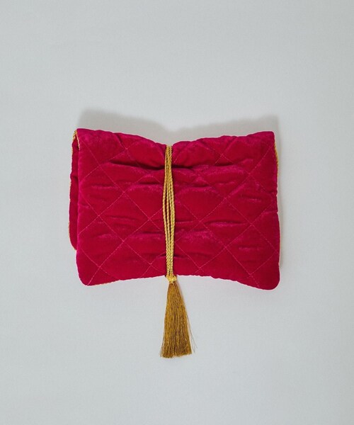 ADAM ET ROPE'（アダムエロペ）の「【J'aDoRe・店舗限定】【GIGI（ジジ）】Original jewelry pouch（ポーチ・レディース・ブラック/グリーン/ピンク・F）」の12枚目の写真