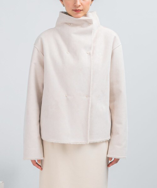 URBAN RESEARCH ROSSO（アーバンリサーチロッソ）の「『WEB/一部店舗限定』リバーシブルファーブルゾン（ブルゾン・レディース・IVORY/BLACK・FREE）」の12枚目の写真