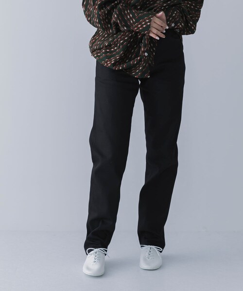 URBAN RESEARCH(アーバンリサーチ)の「『ユニセックス』スーピマ DENIM パンツスリム #RAMONE by SHIOTA(デニムパンツ・メンズ・INDIGO/BLACK・28/30/32/34/24/26)」の13枚目の写真