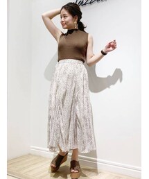 dazzlin | キャンディリーフフレアスカート(スカート)