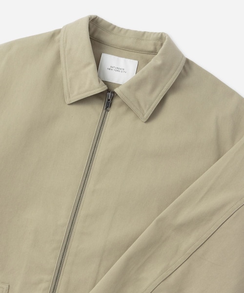 Saturdays NYC（サタデーズ ニューヨークシティ ）の「Harrison Washed Blouson（ブルゾン・レディース・ブラック/ベージュ・L/M/S）」の12枚目の写真