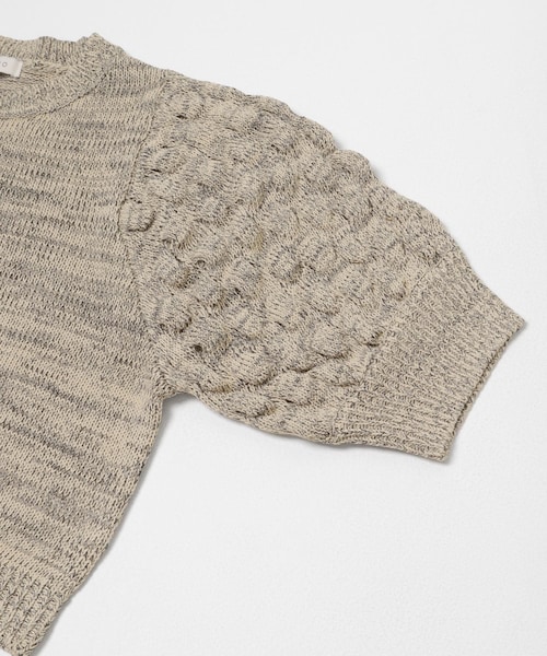 LAATO（ラート）の「lantern sleeve knit（ニット/セーター・レディース・クリーム/シャドウ/バニラ・Free）」の5枚目の写真