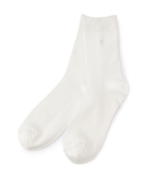 ROPE' PICNIC（ロペピクニック）の「RPロゴソックス（ソックス/靴下・レディース・ブラック/ホワイト/ダークブラウン/シルバー・F）」の2枚目の写真