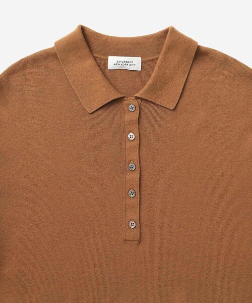 Saturdays NYC（サタデーズ ニューヨークシティ ）の「Martina Collared Dress  | WOMEN（ワンピース・レディース・ブラック/チャコール/ブラウン・M/S）」の20枚目の写真